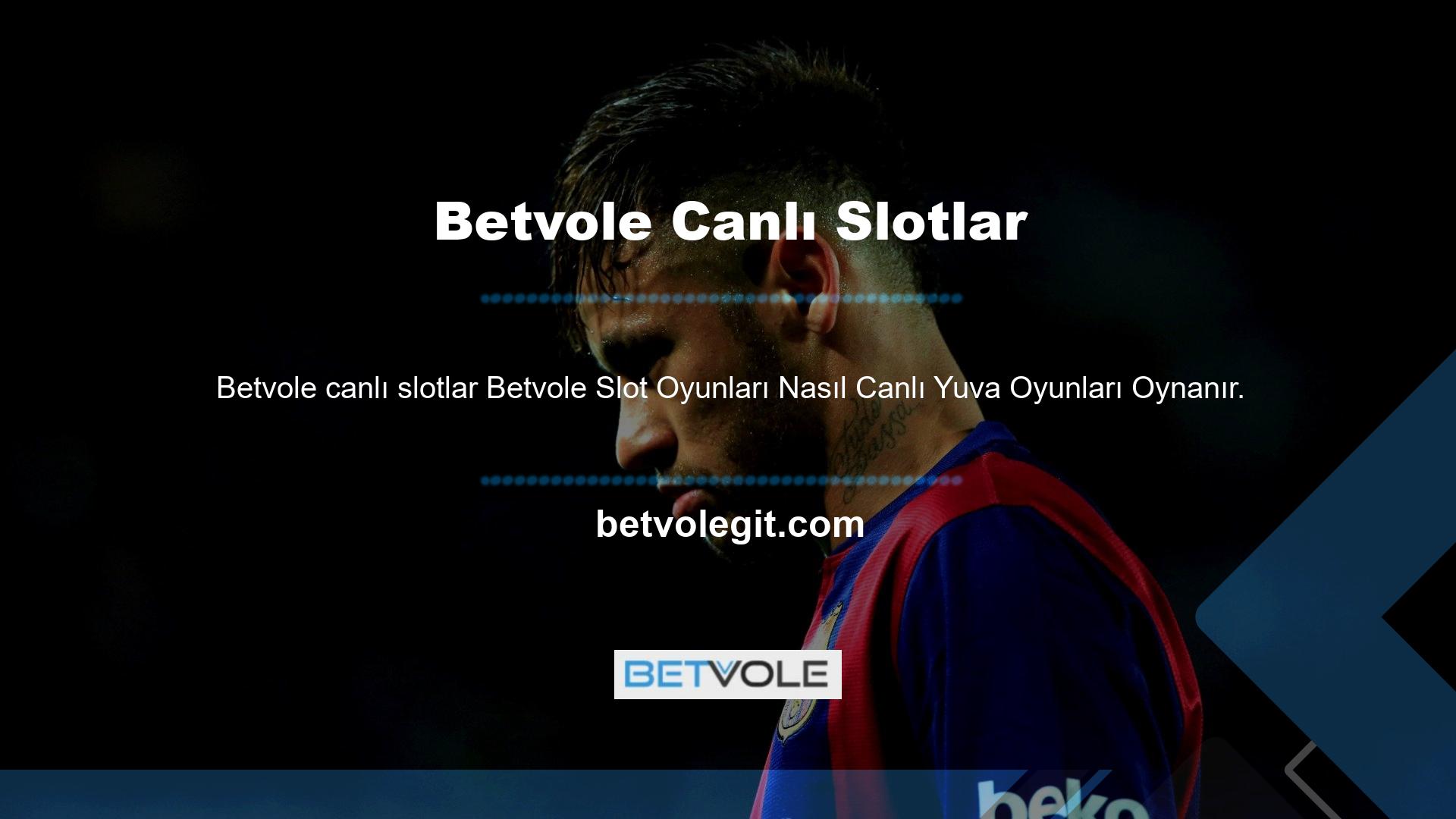 Betvole Yuva Oyunları Oynamayı Öğreten Herkes, lütfen yukarıdaki basit adımları izleyin